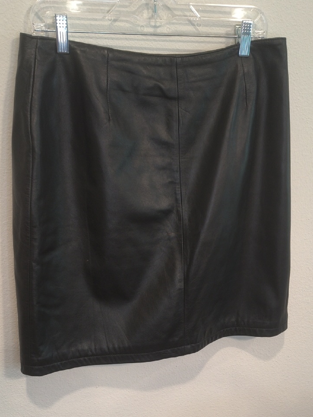Wilsons Leather Black Leather Pencil Skirt Size 14